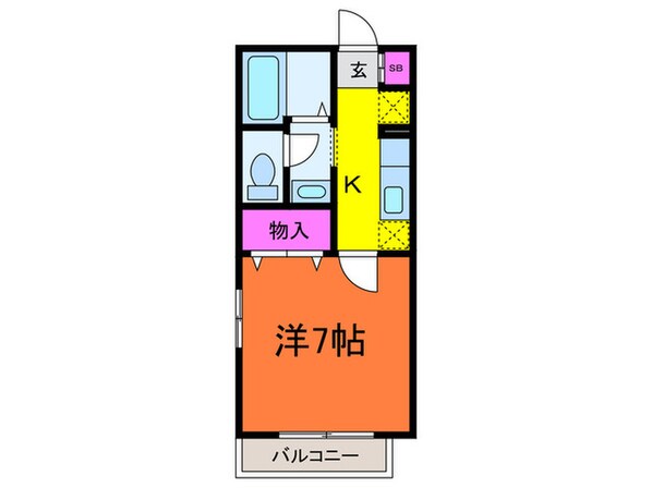 サンモ－ル・Ｎの物件間取画像